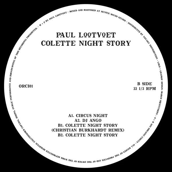 PAUL LOOTVOET - COLETTE NIGHT STORY