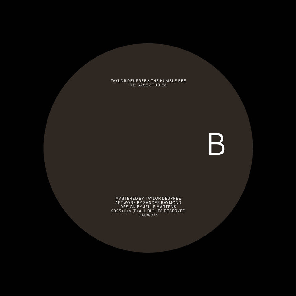TAYLOR DEUPREE & THE HUMBLE BEE - RE: CASE STUDIES